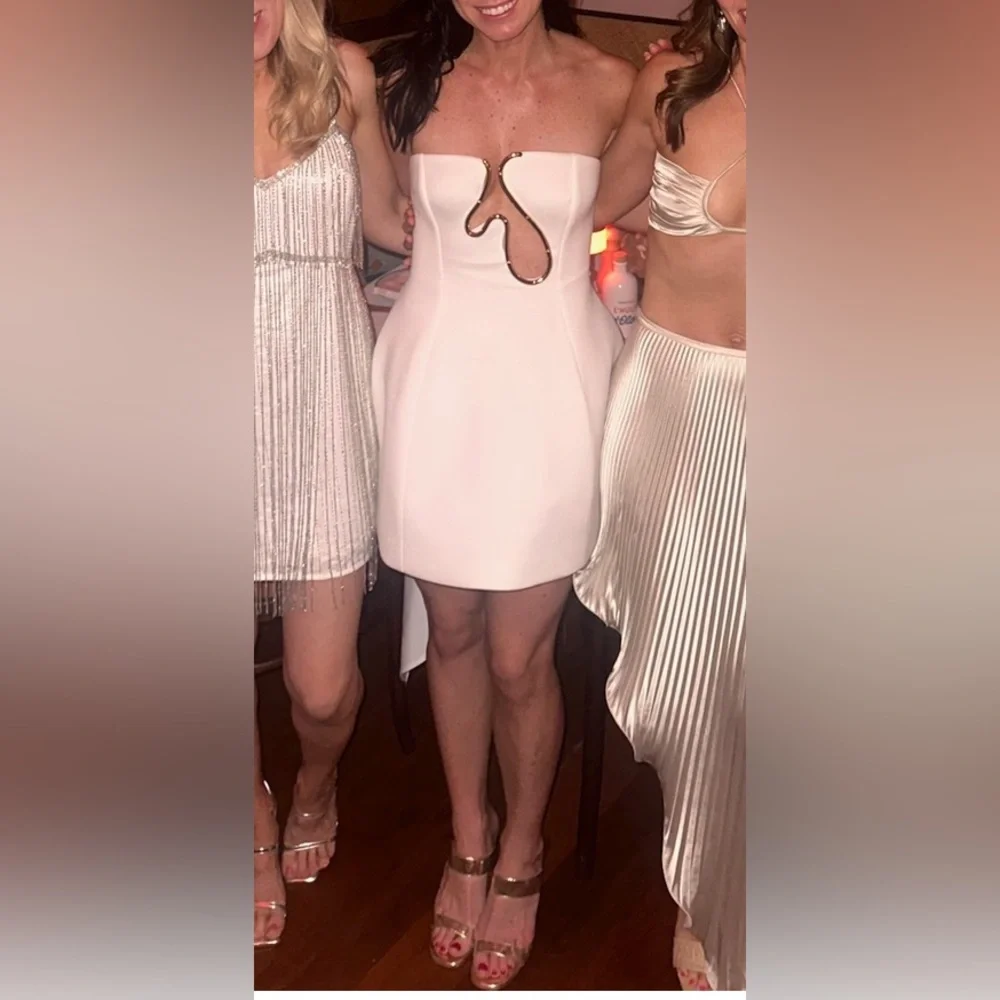 White Strapless ASOS Dress - Picture 2 of 2